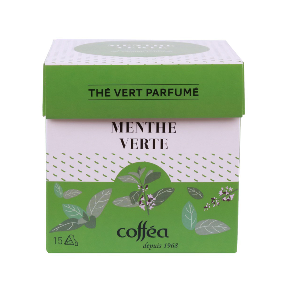 Mint - Green Tea Bags (15pcs) Mint - Green Tea Bags (15pcs)