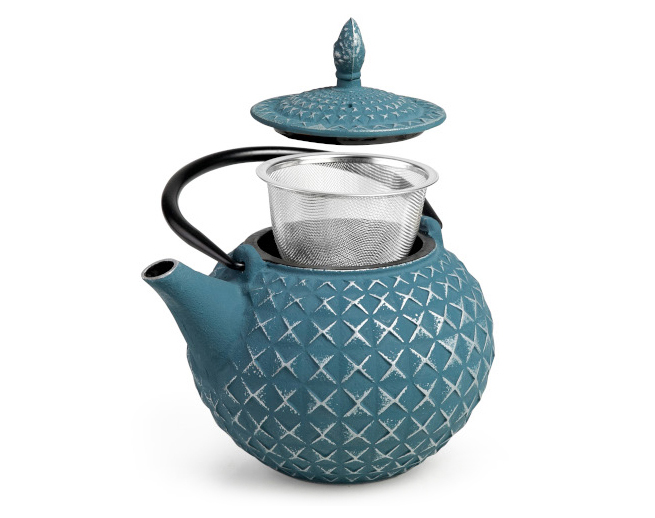 Teapot Blue Cast Iron 850ml Teapot Blue Cast Iron 850ml