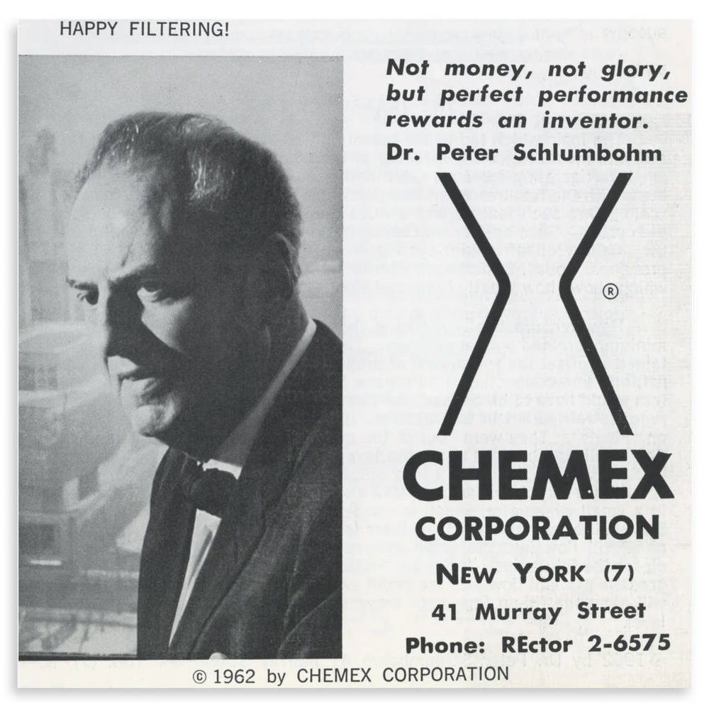 Coffee Brewer Chemex for 6 cups Coffee Brewer Chemex for 6 cups