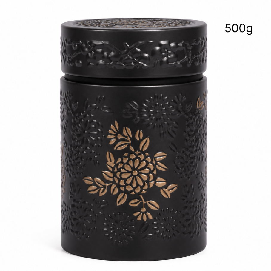 Storage Box "Fleurs Medina" 500g (Black) Storage Box "Fleurs Medina" 500g (Black)