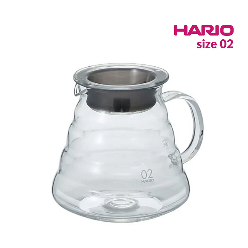 V60 Server Hario - Glass Size 02 (600ml) V60 Server Hario - Glass Size 02 (600ml)