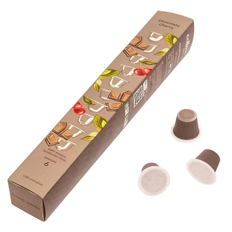 Choco-Cherry Capsule Set for Nespresso Coffee Machine (10pcs) Choco-Cherry Capsule Set for Nespresso Coffee Machine (10pcs)