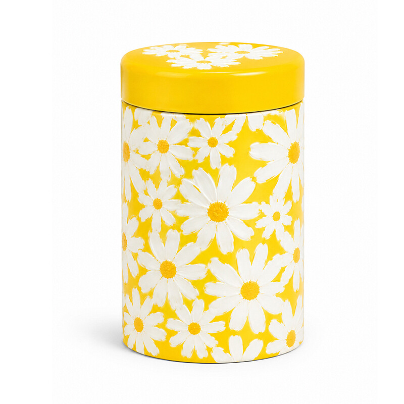 Storage Box "Daisy" 125g (Yellow) Storage Box "Daisy" 125g (Yellow)
