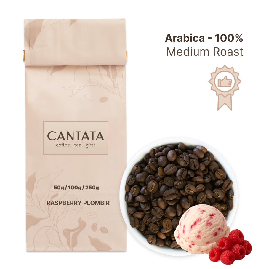 Raspberry Plombir Flavored Coffee