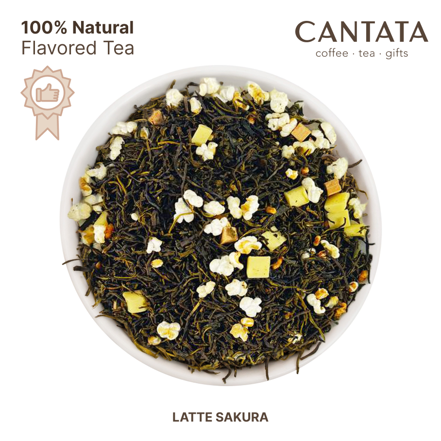 Latte Sakura Green Flavored Tea