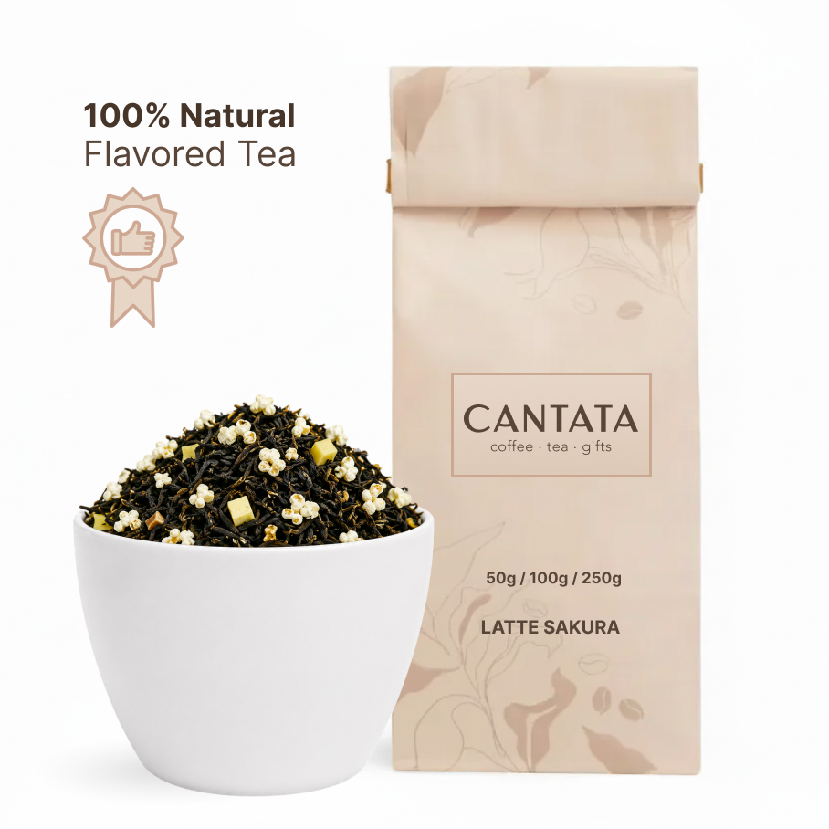 Latte Sakura Green Flavored Tea