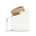 Teapot Glass With Cork 700ml