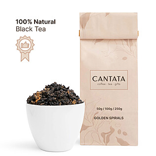Golden Spirals Black Tea