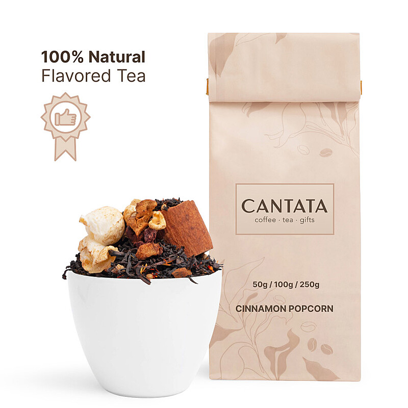 Cinnamon Popcorn Flavored Black Tea
