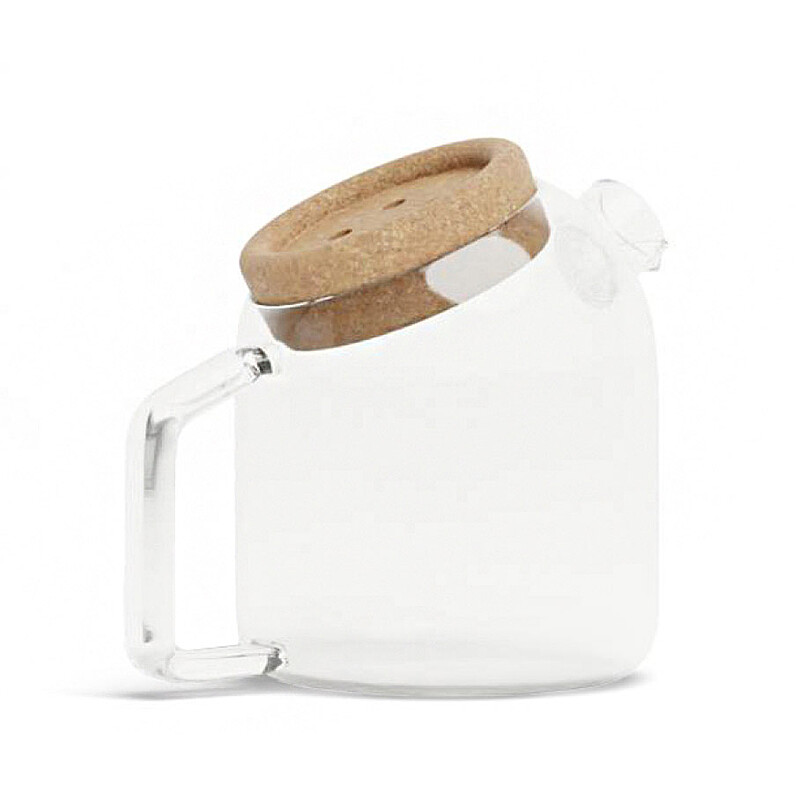 Teapot Glass With Cork 700ml