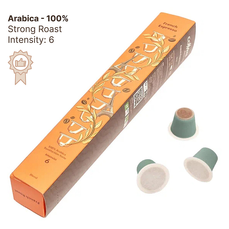 French Espresso Capsule Set for Nespresso Coffee Machine (10pcs)