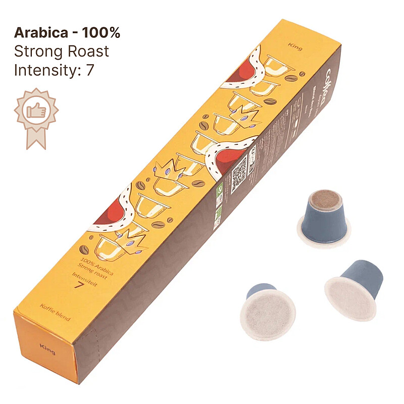 King Blend Capsule Set for Nespresso Coffee Machine (10pcs)