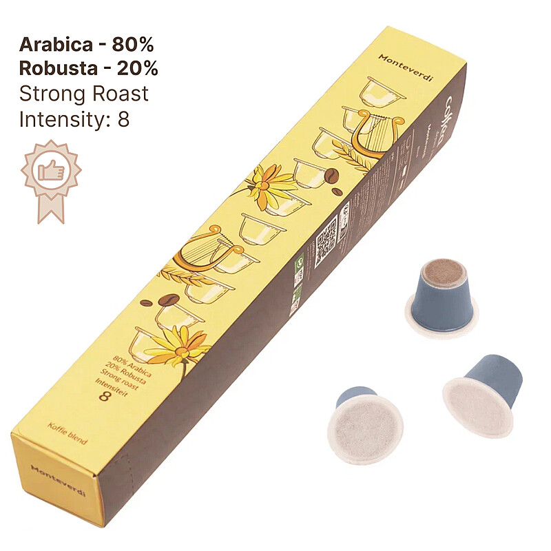 Monteverdi Capsule Set for Nespresso Coffee Machine (10pcs)