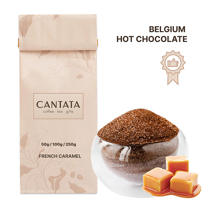 French Caramel Belgium Hot Chocolate