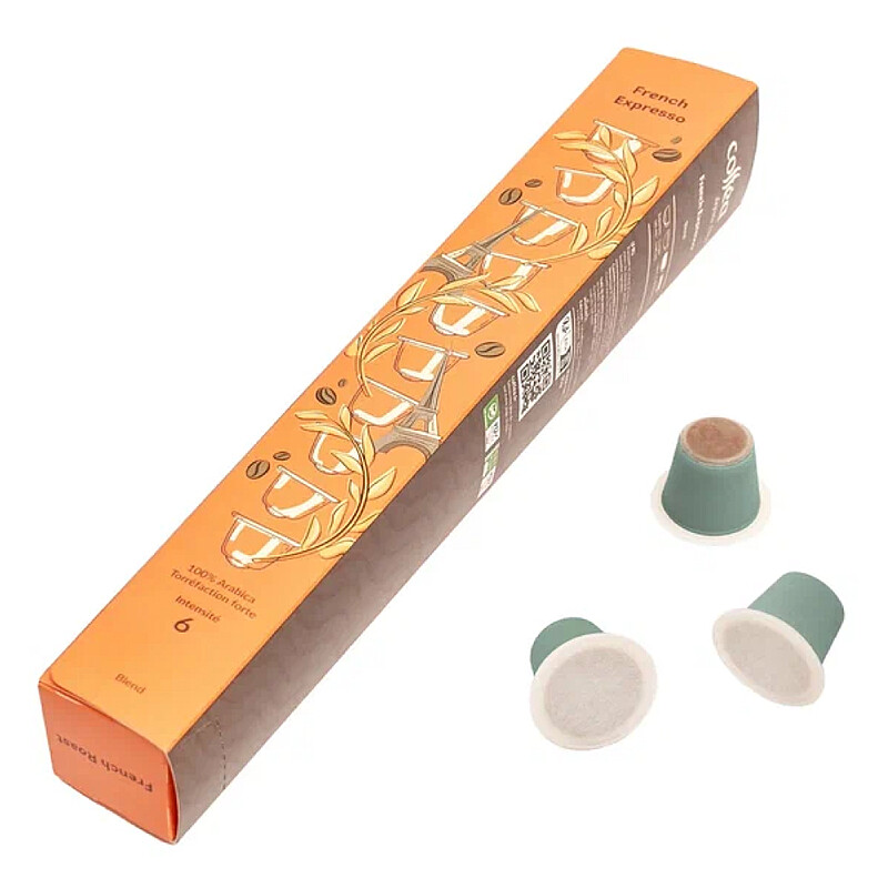 French Espresso Capsule Set for Nespresso Coffee Machine (10pcs)