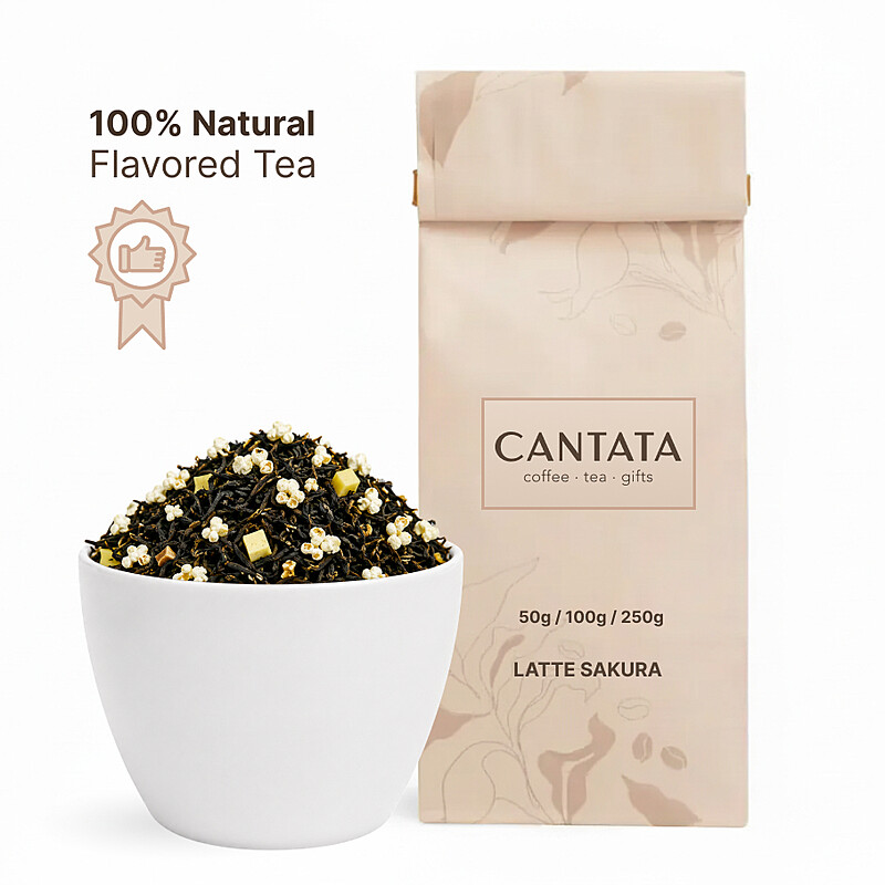 Latte Sakura Green Flavored Tea